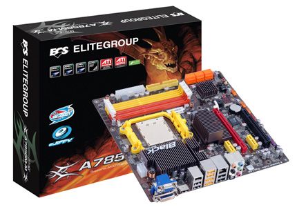 PLACA MAE ECS A785GM-AD3 AMD3 DDR3 32G