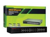 SWITCH FAST ETHERNET 24P 10/100MBPS PRETO MYMAX