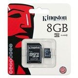 CARTAO MICRO SD+ADAP 8GB KINGSTON